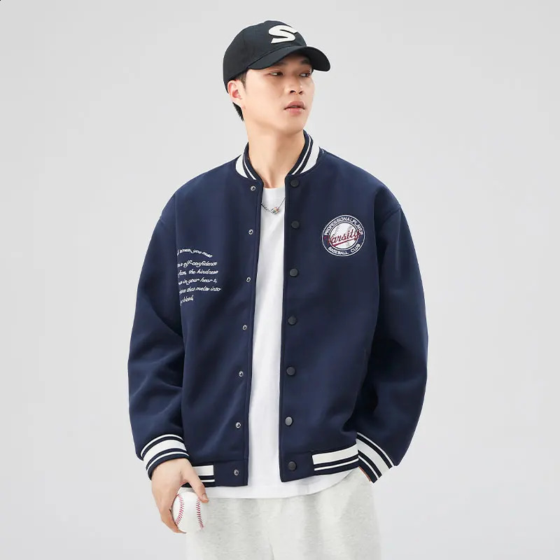 Mens Oversize Baseball Jacket Military Coat High Quality Autumn Casual Letter Embroidery Coats AllMatching 240924