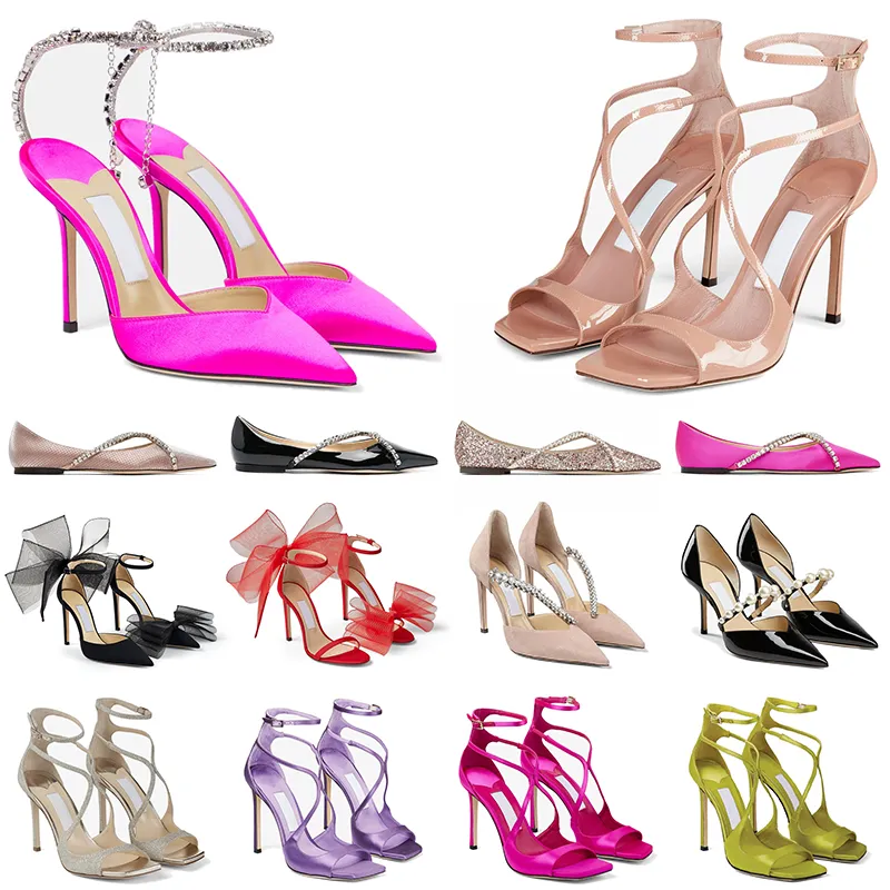 With Box Heels Wedding Designer Shoes Women Luxury Dress Shoes High Heel Sandals Pumps Flats Bow Sneakers