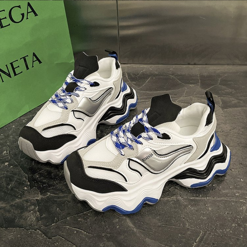 Ddmybear Design Wave Dad For Women 2024 New Versatile Thick Soled Increased Breathable Mesh Casual Sports Shoes Chinese Brand Shoes F926-67