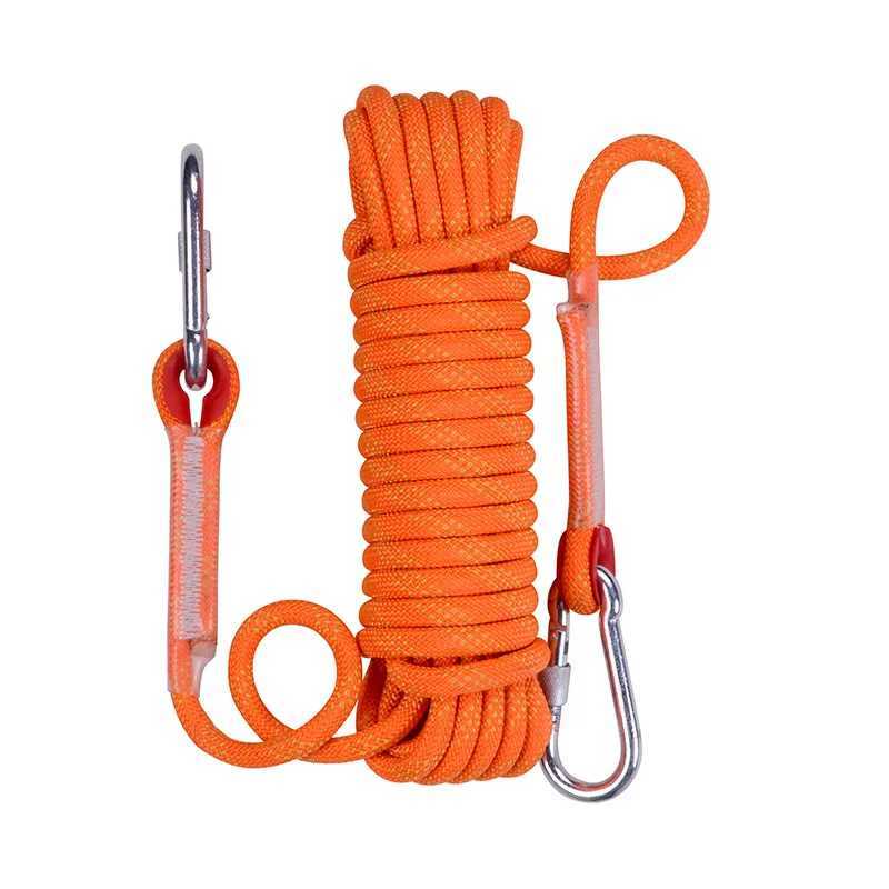 Climbing rope tree wall climbing equipment 10mm high-strength outdoor fire escape safety climbing rope climbing accessories CL240926