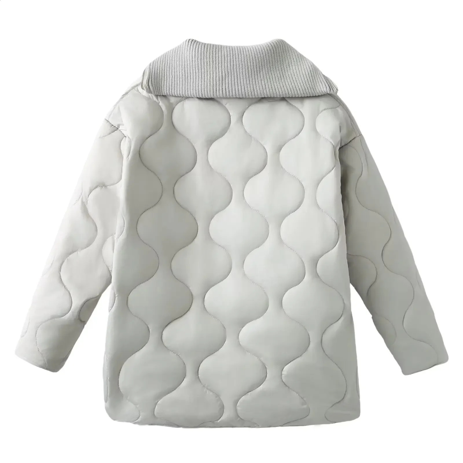 Womens Jackets Coat Winter Warm Outwear Solid Long Sleeve With Zipper Jaqueta Feminina Casual Loose Parkas Warm Jackets 240914