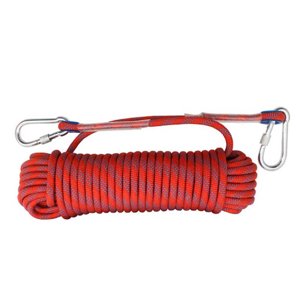 10m outdoor climbing rope climbing equipment 10mm diameter emergency umbrella rope rescue safety rope climbing accessories and tools CL240926