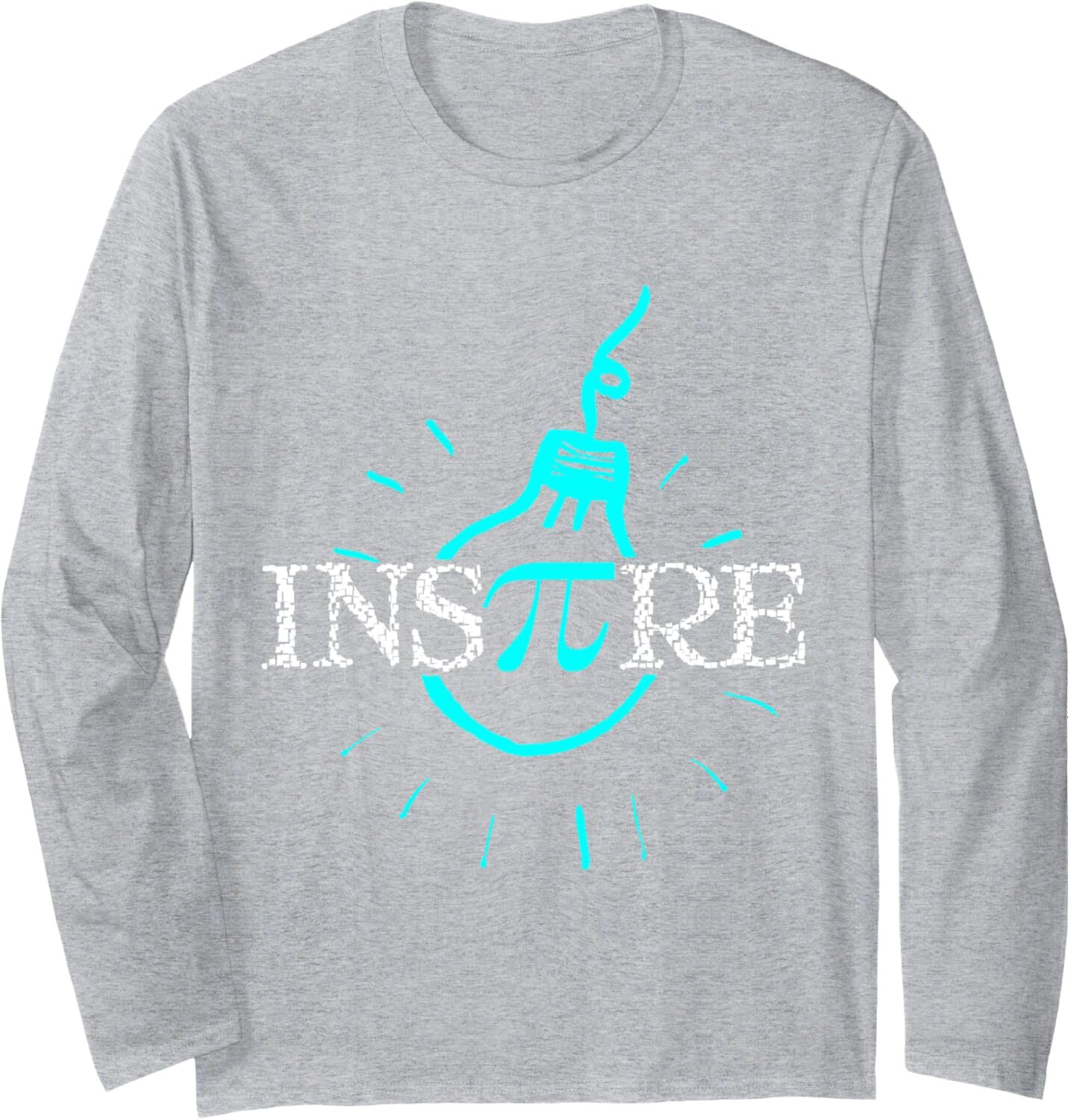 Long Sleeve Shirts for Men sweatshirt Inspire Pi Funny Cool Mathematician science nerd Long Sleeve Tee Streetwear Casual tops clothes