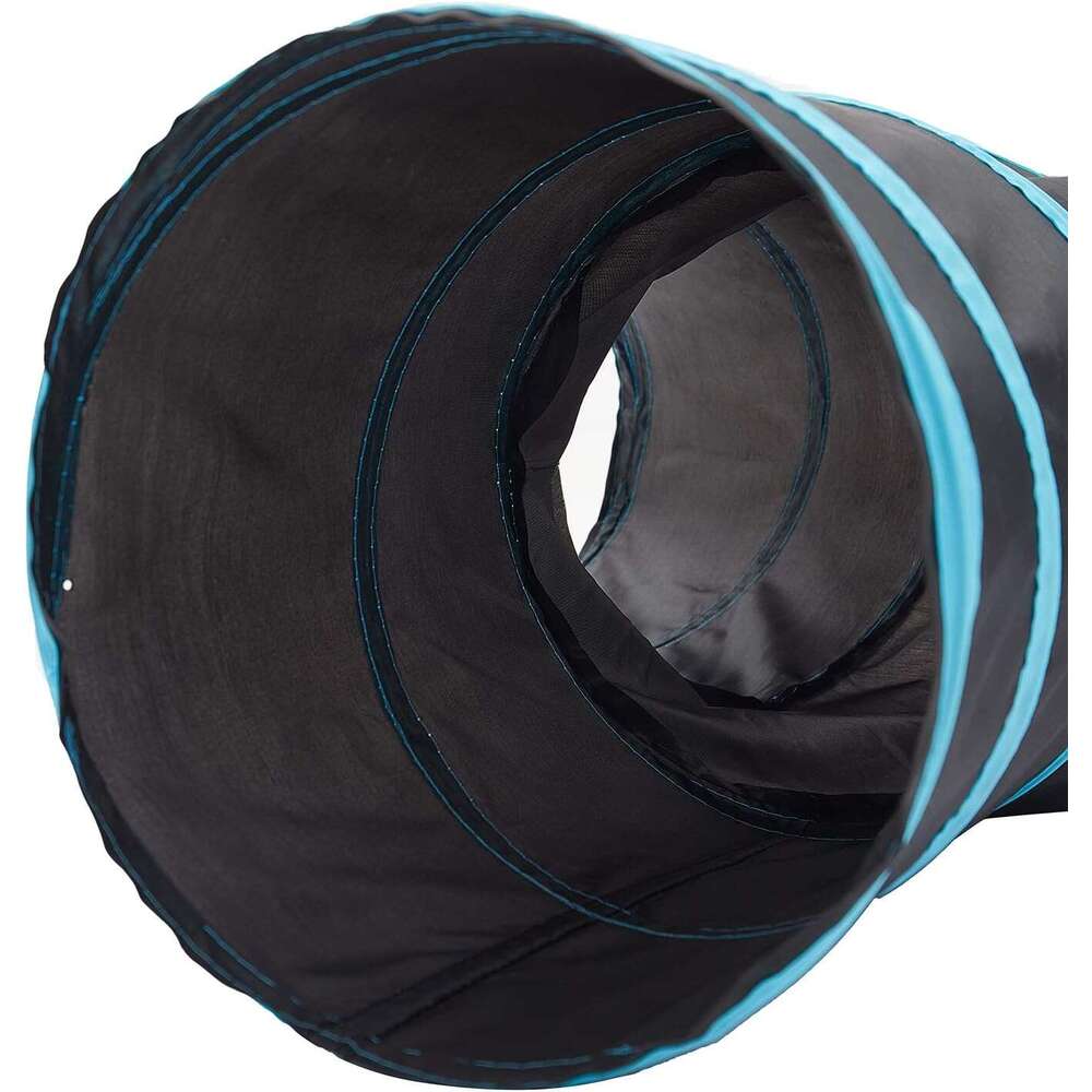 Cat Pipe Toy 2024 new Tempcore Pet Cat Tunnel Tube Toys 3 Way Collapsible, Tunnels for Indoor Cats,Kitty Bored Peek Hole Toy Ball Cat, Puppy, Pet Supp