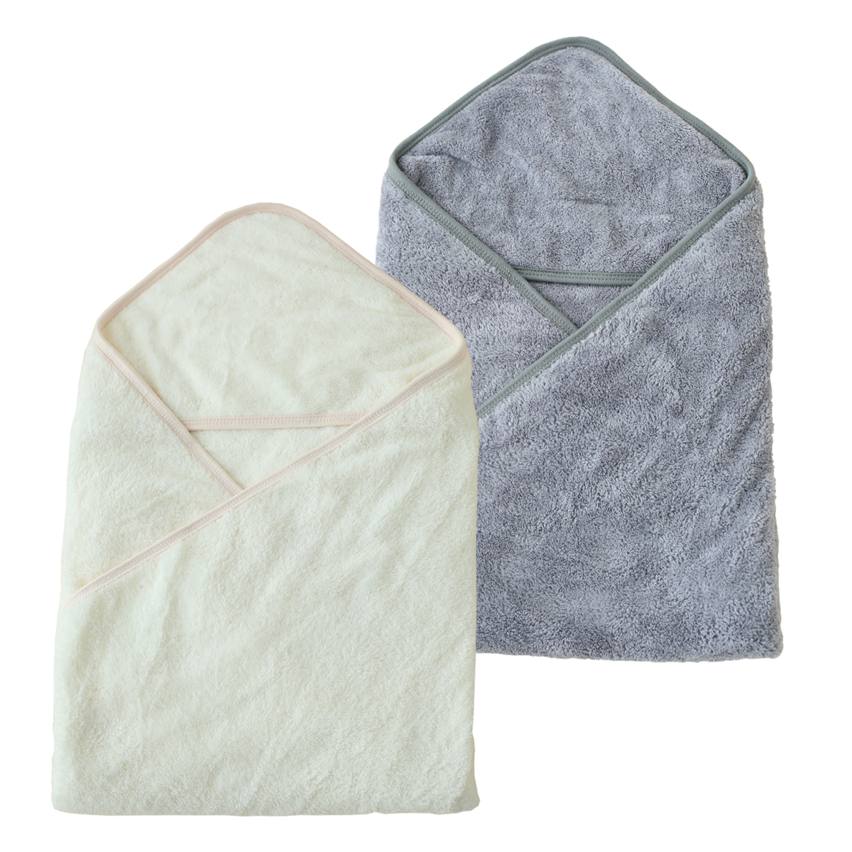 Comfortable & Durable Hooded Towel Set for Babies Ideal Sized at 31.5x31.5 inches in Neutral Colors