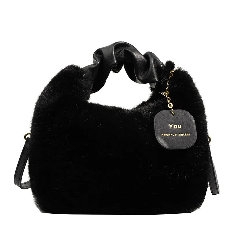 Plush Womens Handbag Cute and Comfortable Paradigm Temperature Handbag Suitable for Womens Birthday Gifts 240923