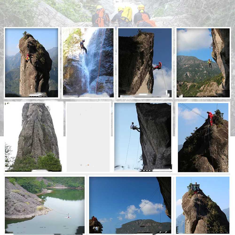 Outdoor 12mm climbing rope climbing high-strength static survival fire rescue safety rope climbing equipment CL240926