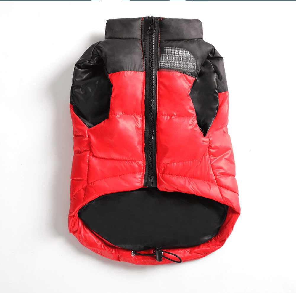 Warm Clothes Winter Pet Jacket Pets Clothing clothes coat brand-name clothing windproof warm pet vest French bulldog Chihuahua poodle black Coat Dog