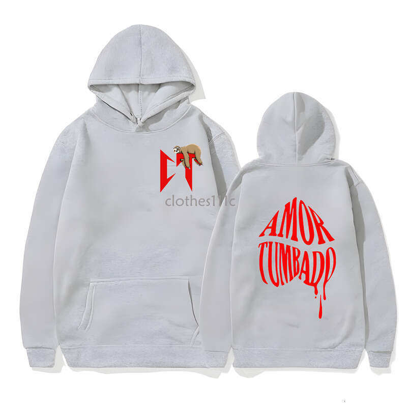 2024 Hottest CT Sloth Printed Corridos Tumbados Men Women Natanael Cano Clothing Hoodies New Design Street Style Hoodie