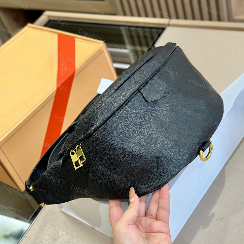Classic Designer Waist Bags Mens Womens Real Leather Classic Fashion BumBag vintage Handbags Crossbody Hobo Shoulder Bag Chest Pack Bag