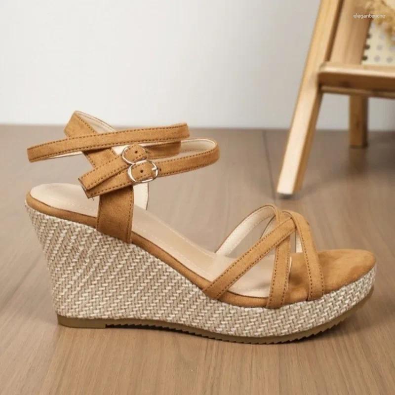 2025 S Fashion Designer Sandals Women S CM High Heeled Summer Platform With A Straight Buckle Fish Mouth Shoes Heels