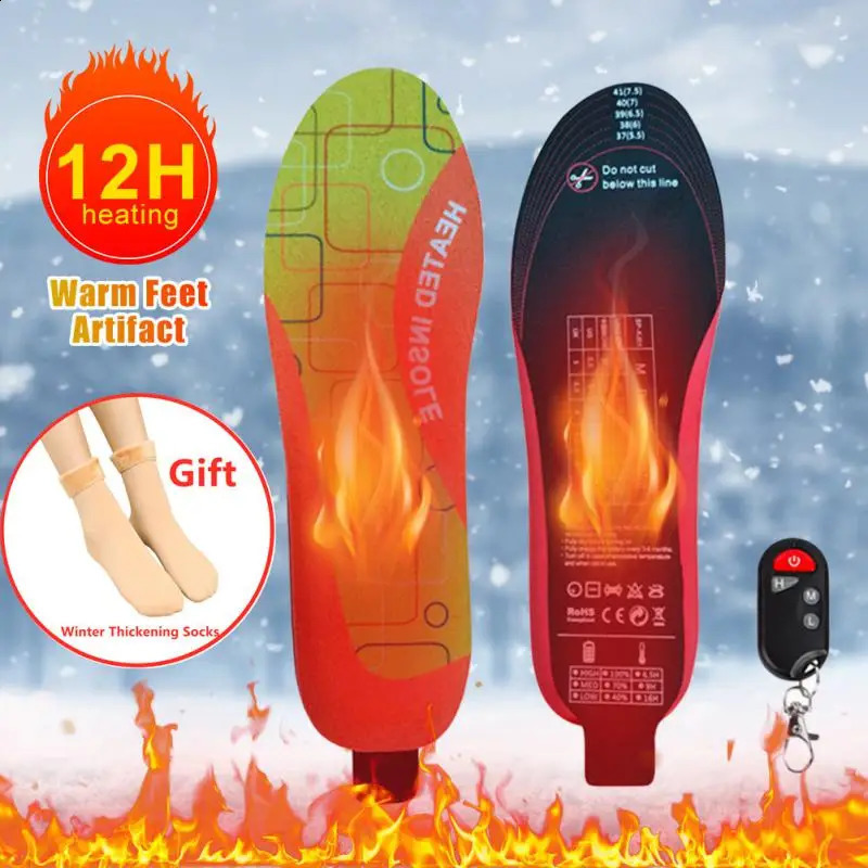 Winter heating pad 3900mAh electric battery heating pad shoe insert 240925