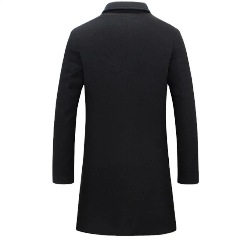 SpringSummer Casual Mens Long Wool Windproof Cover Loose Size Fashion Personality Simple Solid Color Large Coat 240921