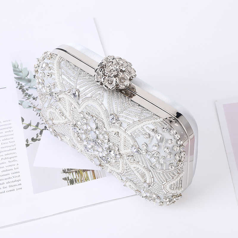 Clutch Bag New Womens Dinner Bag Wind Diamond Banquet Bag Designer Bag Evening Dress Hand-held Evening Bag 240920