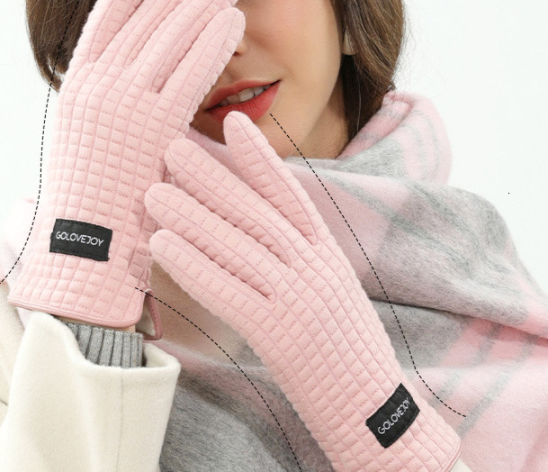 Winter New Couple for Men and Women Outdoor Windproof Touch Screen Thickened Warm Volcanic Gloves