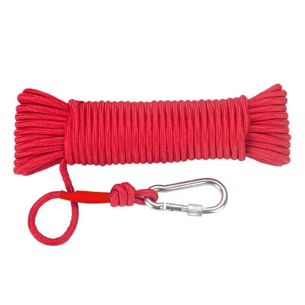 8MM thick 20 meter outdoor climbing rope safety lifeline safety rope off-road survival equipment CL240926