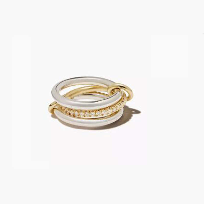 Designer ring Halley Gemini Band Rings Spinelli Kilcol brand New Industrial wind jewelry gold multiple ring womens gift