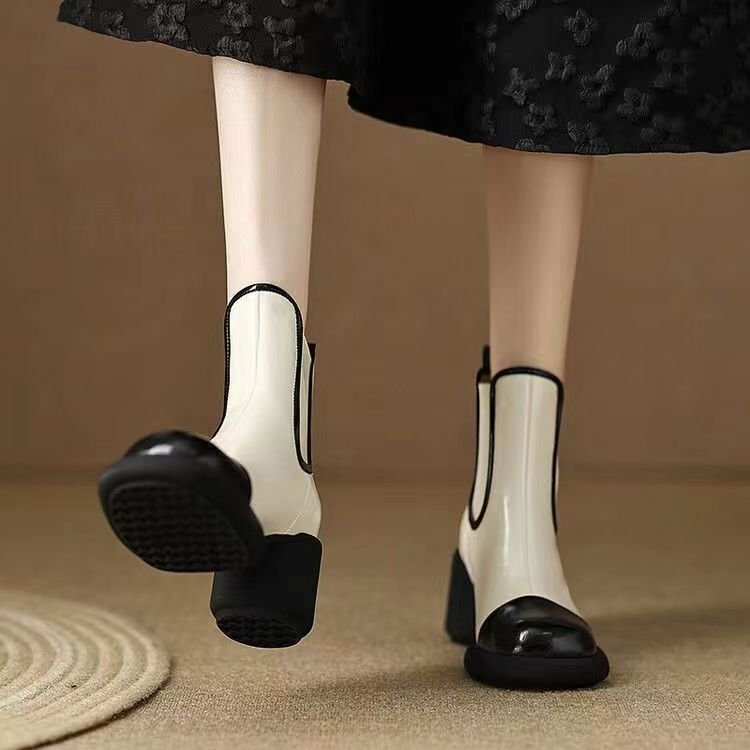 Winter Trendy Comfort High Heel Boots for Women Triple Black Brown | Free Shipping bca2