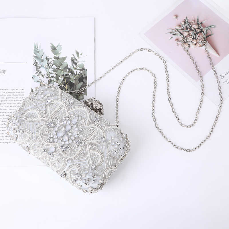 Clutch Bag New Womens Dinner Bag Wind Diamond Banquet Bag Designer Bag Evening Dress Hand-held Evening Bag 240920