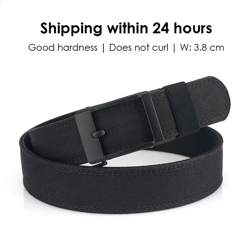 KOLBER mens hard tactical belt with metal automatic buckle military gun belt 1100D nylon outdoor IPSC belt with casual waist belt for men 240925