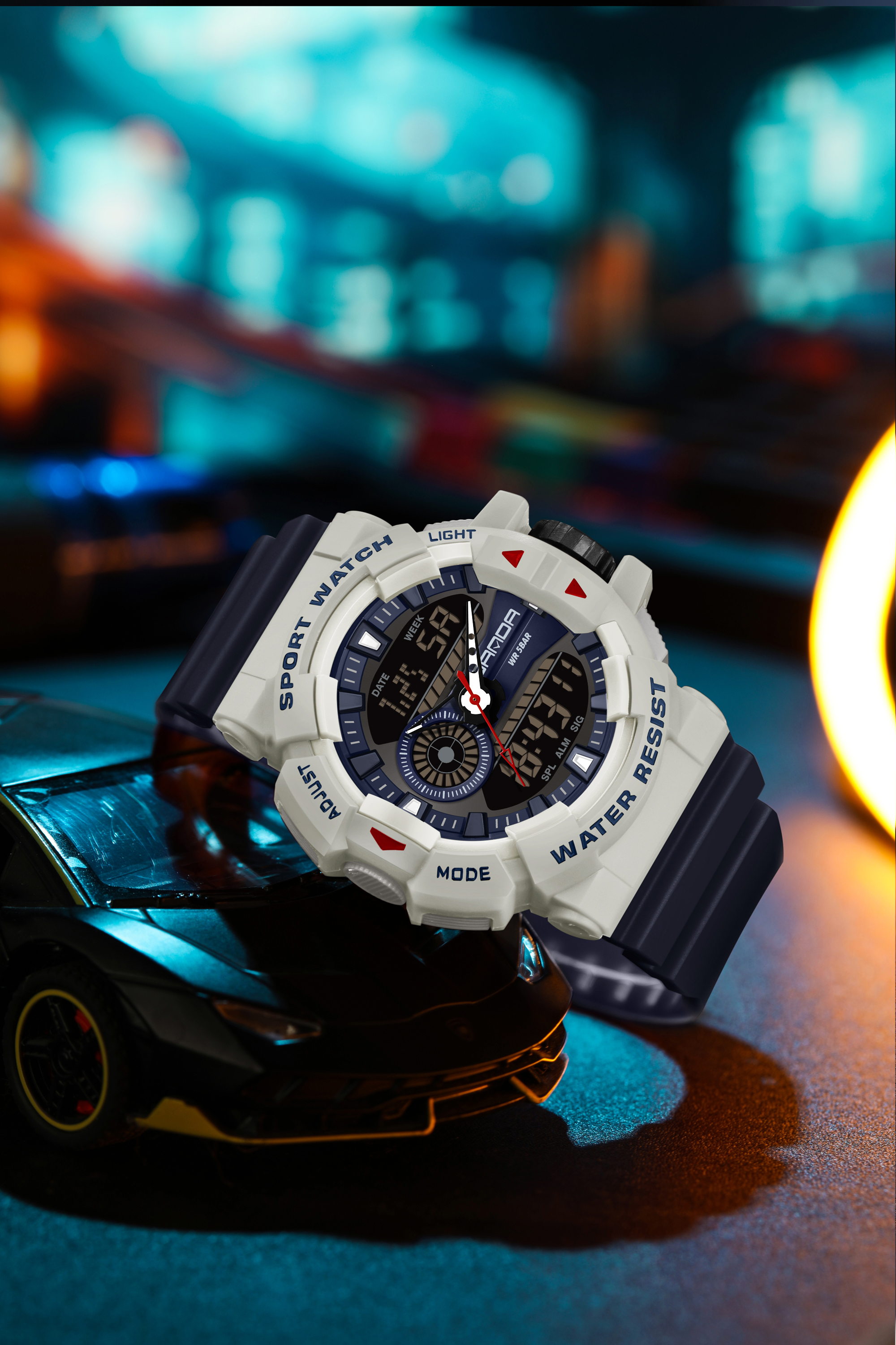 SANDA G Style Men Digital Watch Date Military Sports Watches Waterproof Electronic Wristwatch Mens Clock Orologio da uomo 3310