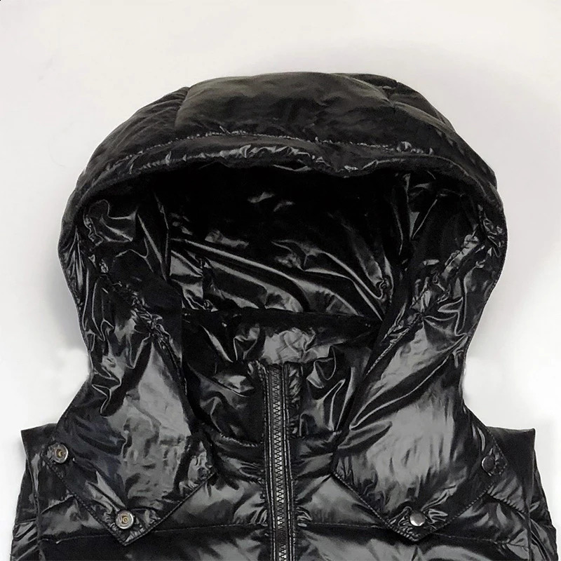 fur waterproof vest womens jacket womens inflatable vest autumn jacket womens sleeveless jacket item 240925