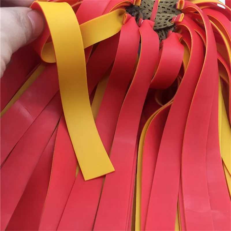 5 pieces/batch of elastic bungee jumping rubber bands used for slingshots hunting slingshots rubber bands flat strong elastic tubes Y240925