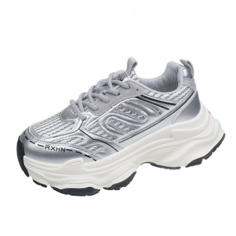 Ddmybear Show Off Little Dad For Women, New Collection Thick Soled Height Increasing Casual Women's Shoes, Mesh Breathable Sports Shoes Chinese B