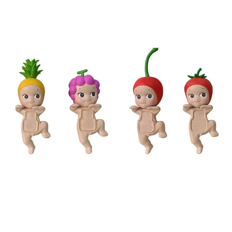 Decorated Figurines Sonny Angel Fruit Doll Series Kawaii Hippie Cartoon Surprise Pack Mystery Childrens Toys Random Bfa