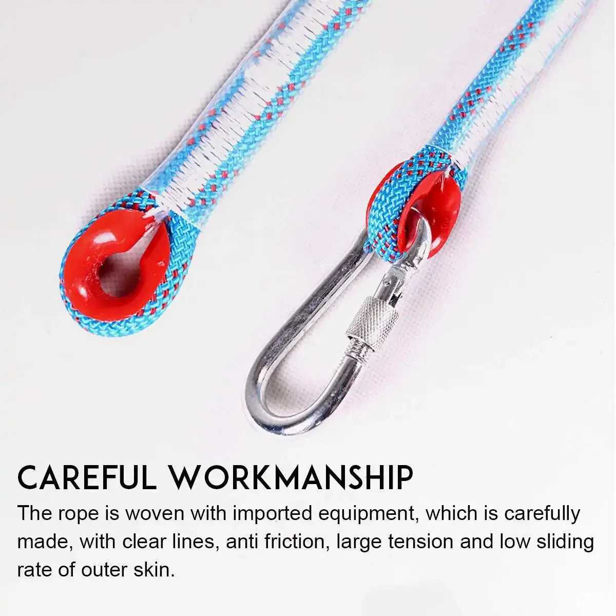 10/20M 12mm professional climbing rope outdoor climbing rope high-strength safety sling rope climbing rope equipment and tools CL240926