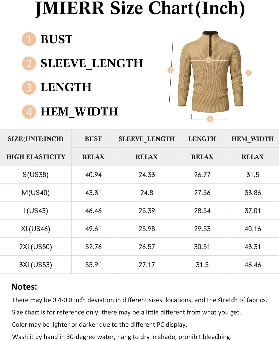 Men's quarter zipper sweater, lightweight enterprise collar casual long sleeved knitted solid color pullover sweater