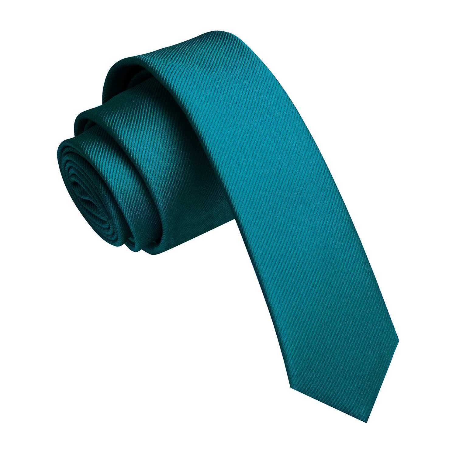 JEMYGINS 1.58 Solid Color Tight Tie Ultra Thin Collar Mens Party Holiday Father Boyfriend Gift Decoration Accessories Y240925