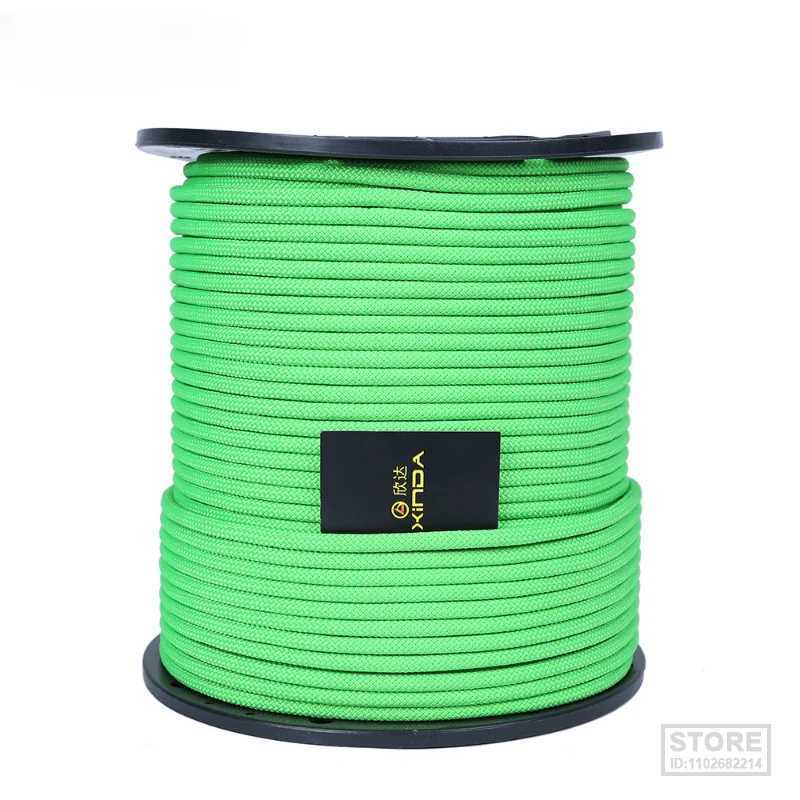 8mm diameter professional climbing rope outdoor hiking Corda high-strength safety rope fireproof umbrella CL240926