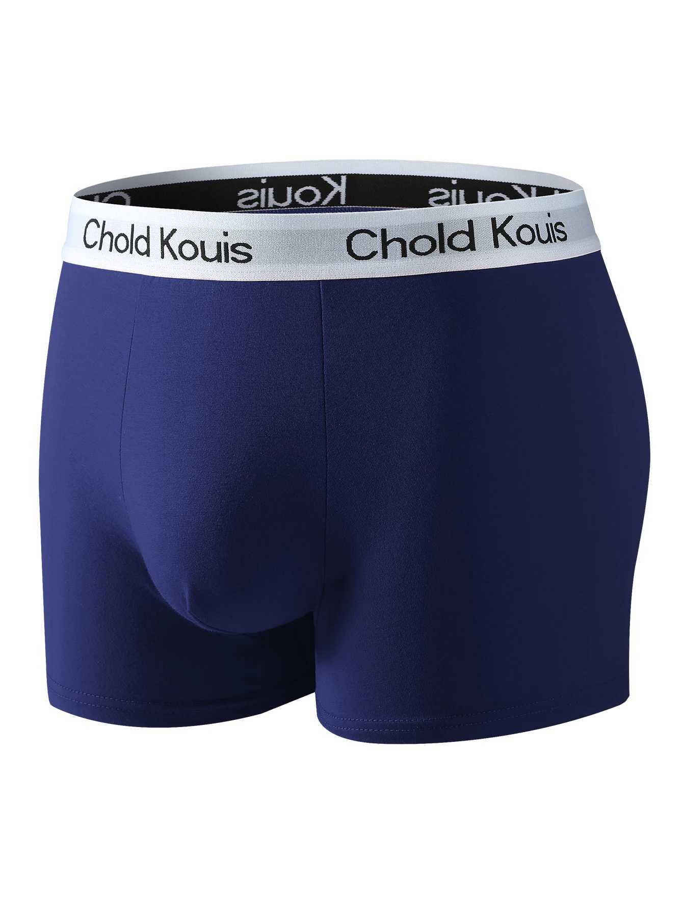 4 pieces of mens underwear loose soft and breathable daily casual sports boxer underwear simple and high-quality mens boxer underwear W240925