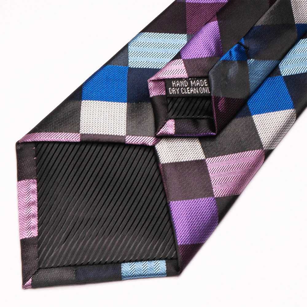 EASTEPIC Mens Plain Tie Jacquard Necklace as a Birthday Gift Wedding Business Set Charming Accessories Y240925