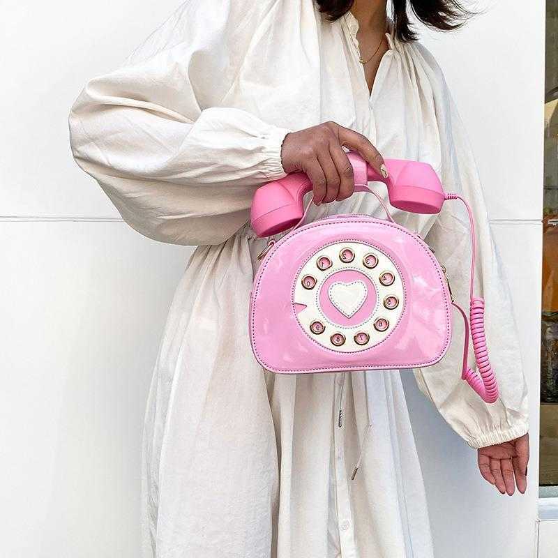 Spring Single Shoulder Crossbody Bag Female Creative Sweet Girl Funny Personality Fashion Cute Phone Bag 240915
