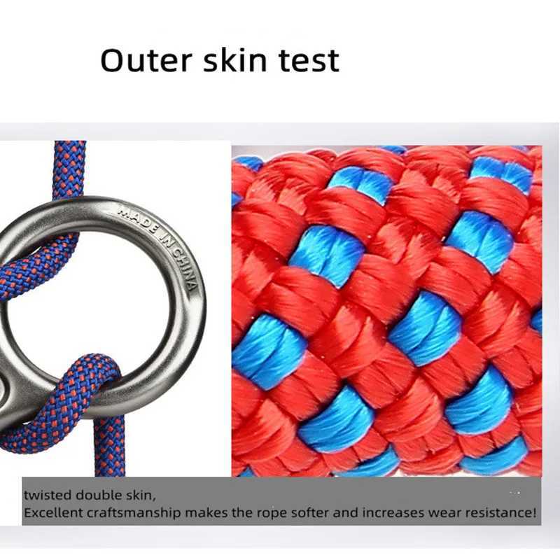 8mm climbing rope outdoor tree and rock equipment mountain lifeline emergency survival and safety equipment escape and rescue static rope CL240926