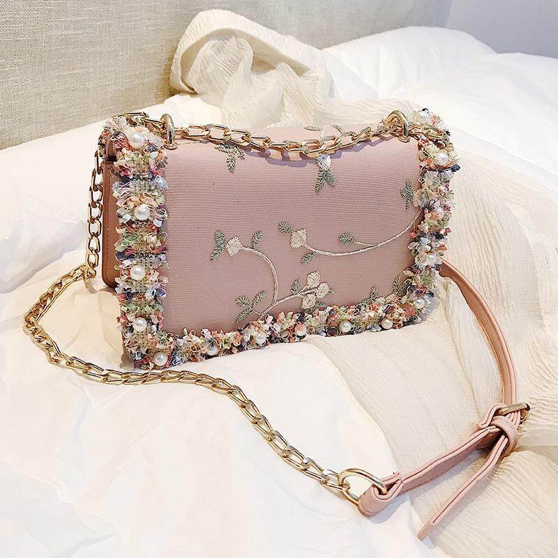2024 New Mini Outdoor Sexy Pearl Fashion Casual Shoulder Classic Design Student Bag
