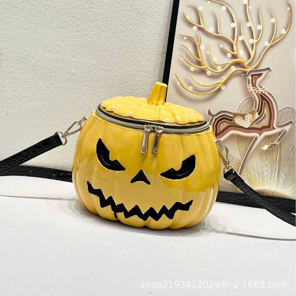 Men's Women's Personality Funny Cute Pumpkin Bag Shoulder Bag Crossbody Bag Halloween 240915
