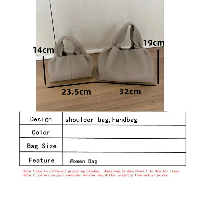 NEW Large Shoulder Side Bag For Women luxury bag Trend Designer Winter Simple Solid Color Big High Capacity Tote Bags Handbags
