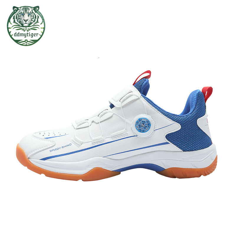 ddmytiger Spring and Autumn plus size badminton men's training sports wear-resistant anti slip tennis shoes breathable mesh A ddmythur