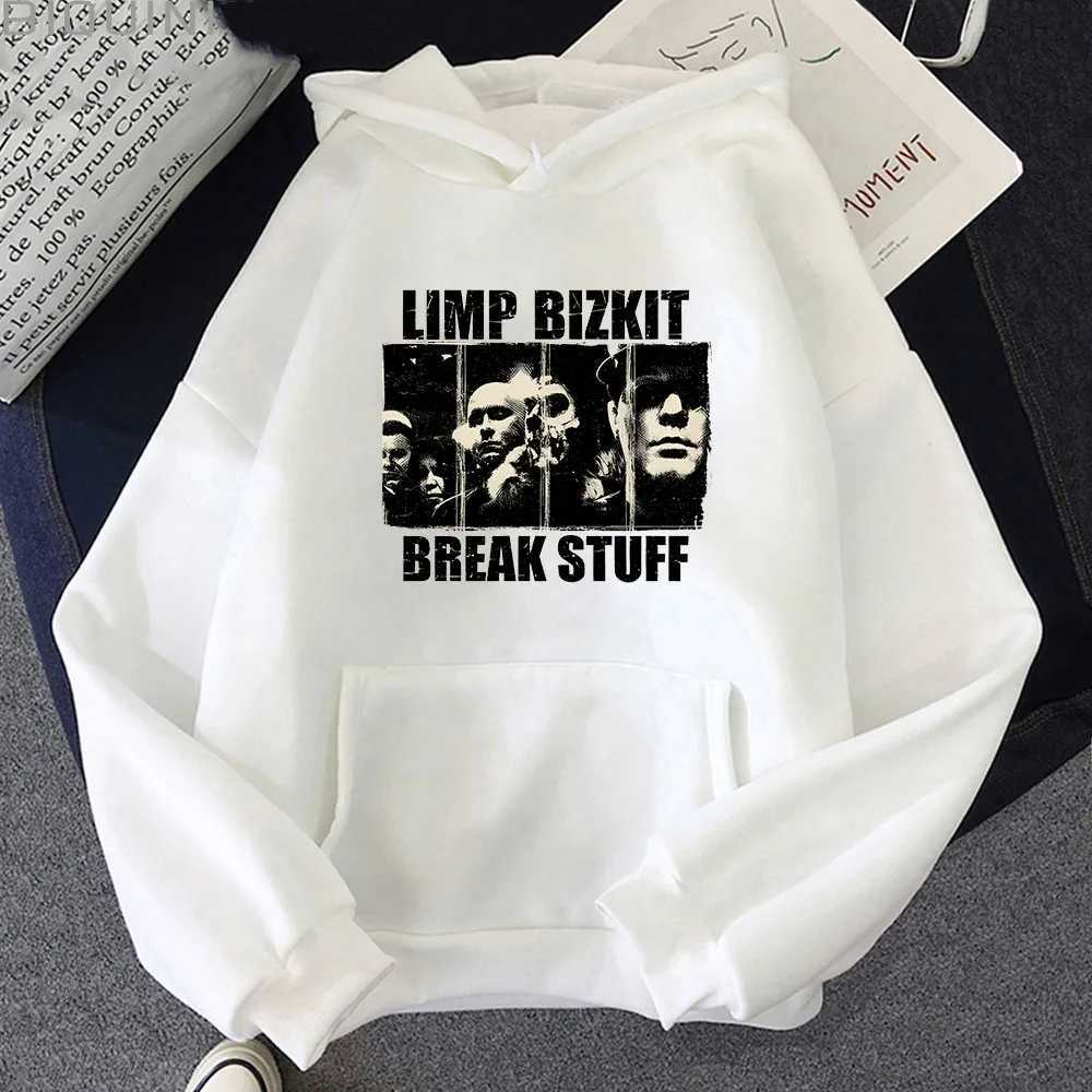 Limp Bizkit Graphic Printing Hoodies Classic Round Neck Long Sleeve Oversized Fleece Hooded Unisex Pullovers Hoody Sweatshirts XJ250621