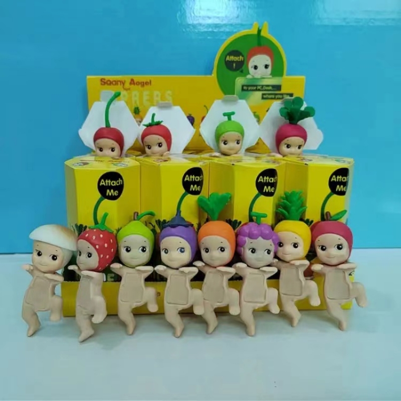 Decorated Figurines Sonny Angel Fruit Doll Series Kawaii Hippie Cartoon Surprise Pack Mystery Childrens Toys Random Bfa