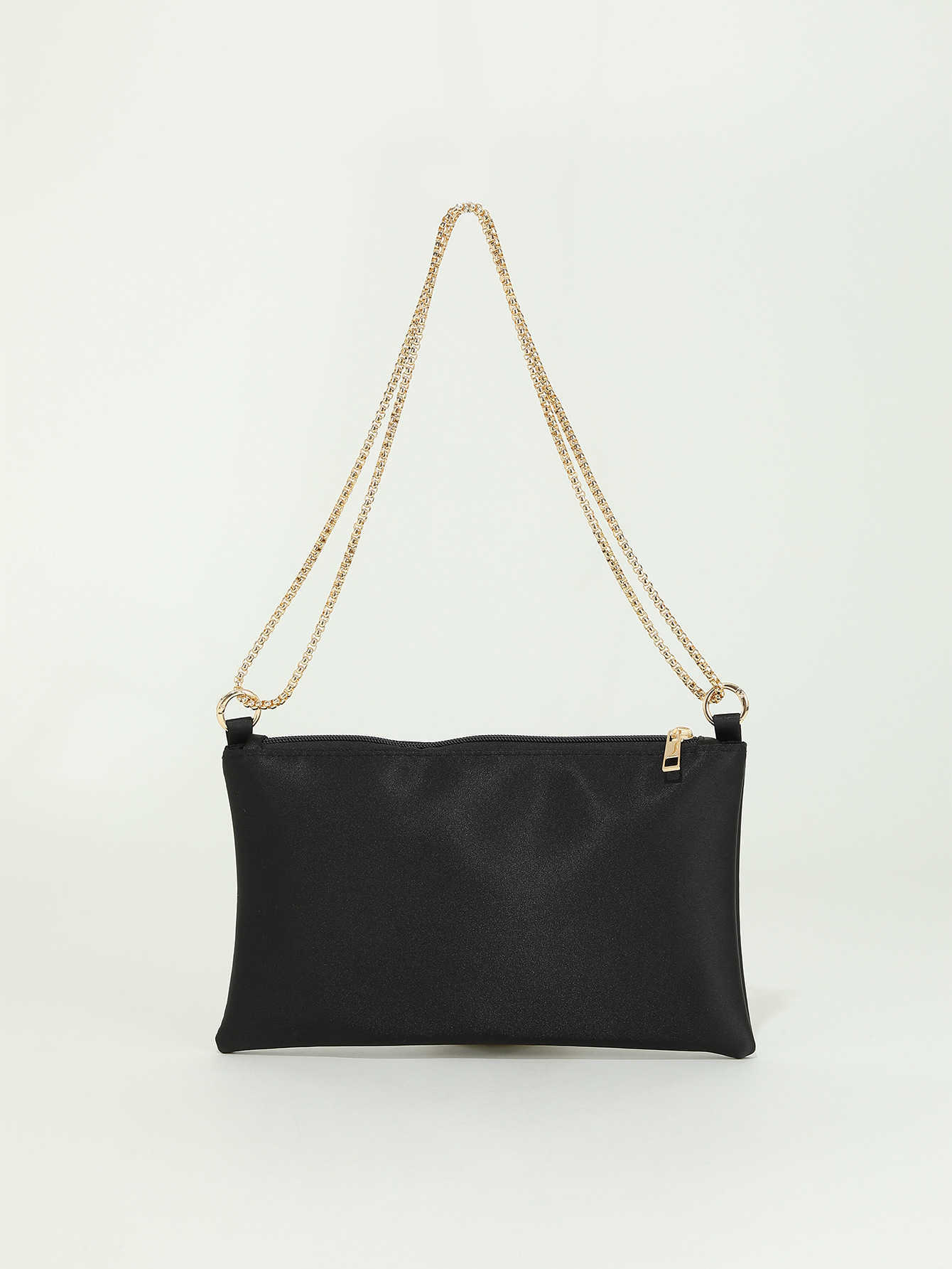 Clutch Bag Solid Color Satin Silk Designer Bag Fabric For Womens Niche Simple Chain Underarm Square Bag Party Dinner Bag 240920