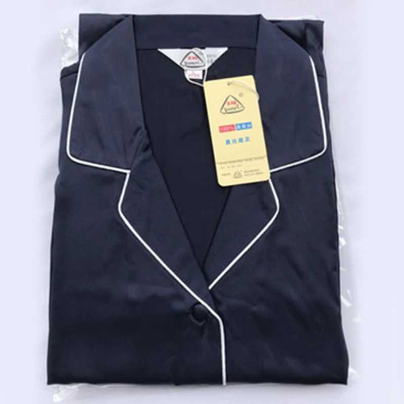 New 100% Silk 100 % Silk Pajamas For Women pyjamas women nightwear pijama Luxury Brand sleepwear pajama set Thick 16.5 Momme M240925
