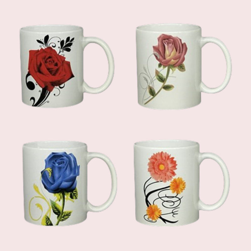 Custom ceramic cup LOGO advertising lettering diy couple mug printing picture set around gift souvenir cup