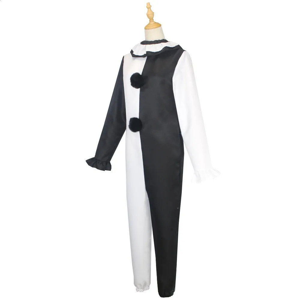 Terrifier Art Clown Role Playing Costume Mens jumpsuit Womens Role Playing Fancy Dress up Horror Costume Set Halloween Carnival Party 240926