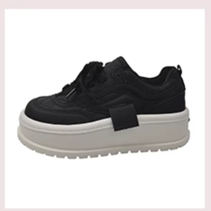 Ddmybear Sponge Cake Thick Sole White For Women, 2024 Spring New Style Versatile Board Shoes, Sports And Casual Instagram Trendy Shoes Chinese Brand S