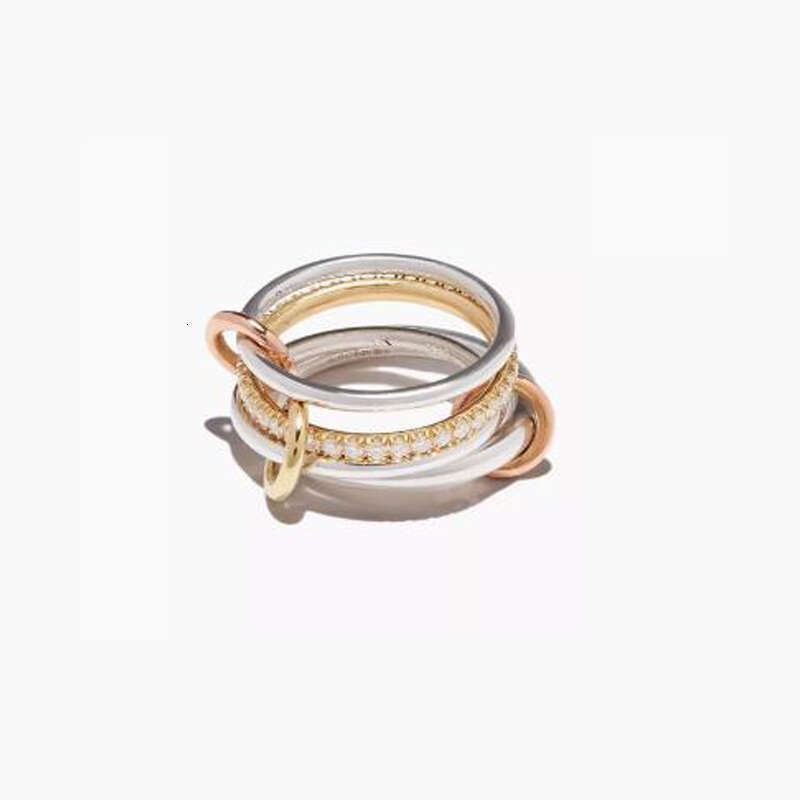 Designer ring Halley Gemini Band Rings Spinelli Kilcol brand New Industrial wind jewelry gold multiple ring womens gift