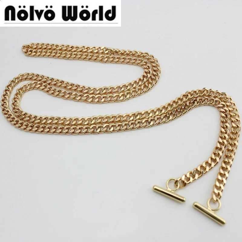 2PCS bag with metal chain strap cross body handle DIY accessories handbag y detachable and replaceable wallet 240926